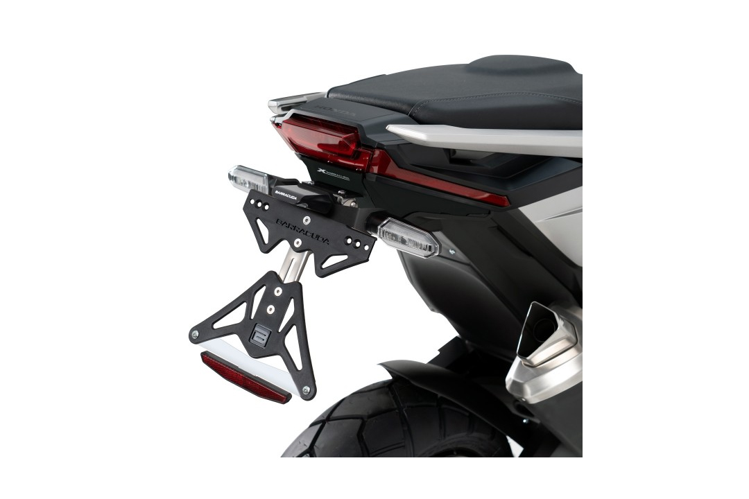Barracuda Number Plate Holder for Honda X-ADV 2021- for OEM-flasher light, turn signal