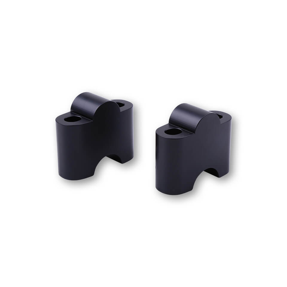 LSL handlebar Riser, Spacer Block Set 35 mm, Black