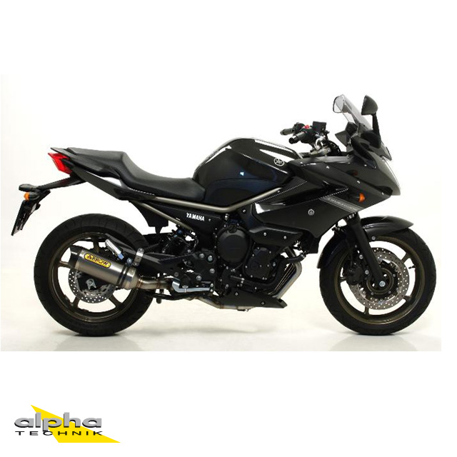 ARROW THUNDER Exhaust for Yamaha XJ6 Diversion 2009-2016, Aluminium (Only for ARROW Headers)