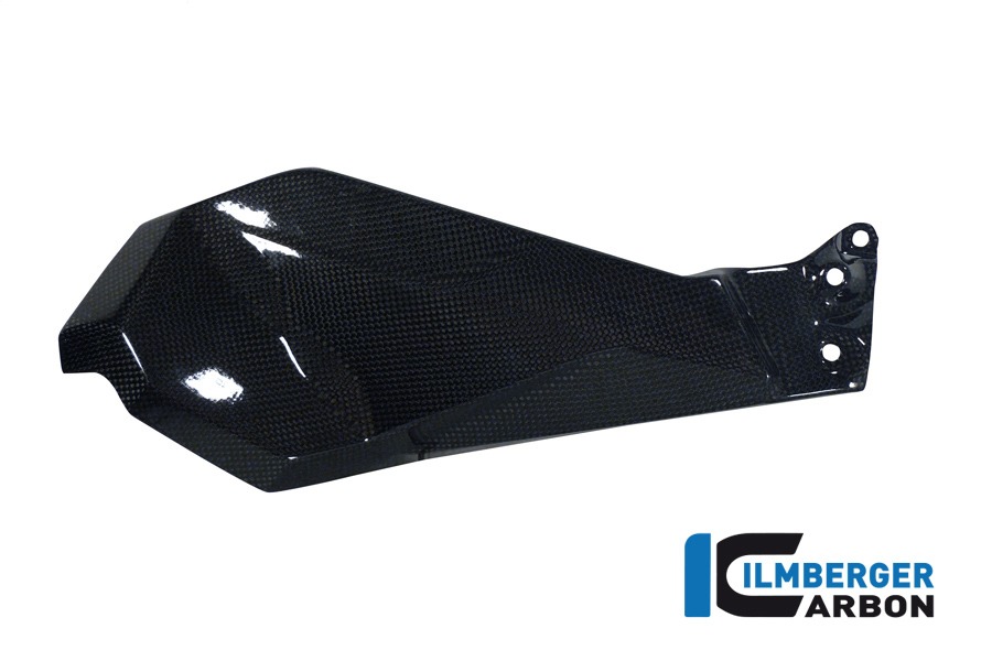 untere Tankabdeckung links , Carbon