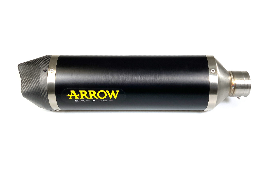 ARROW RACE TECH Exhaust for Kawasaki Z650, Ninja 650 and Versys 650, black aluminium