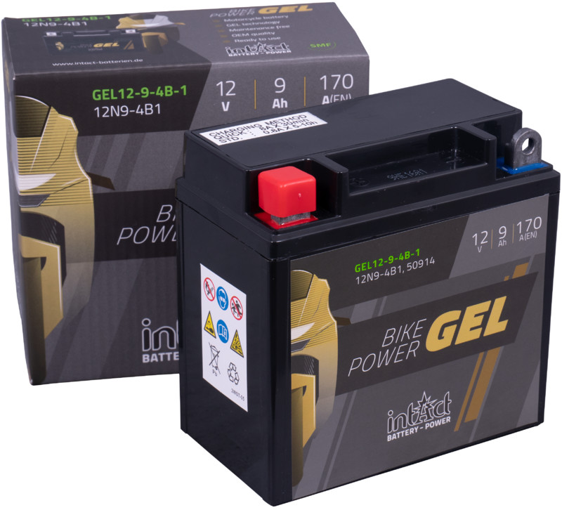 Intact GEL Battery 12N9-4B1 / 50914