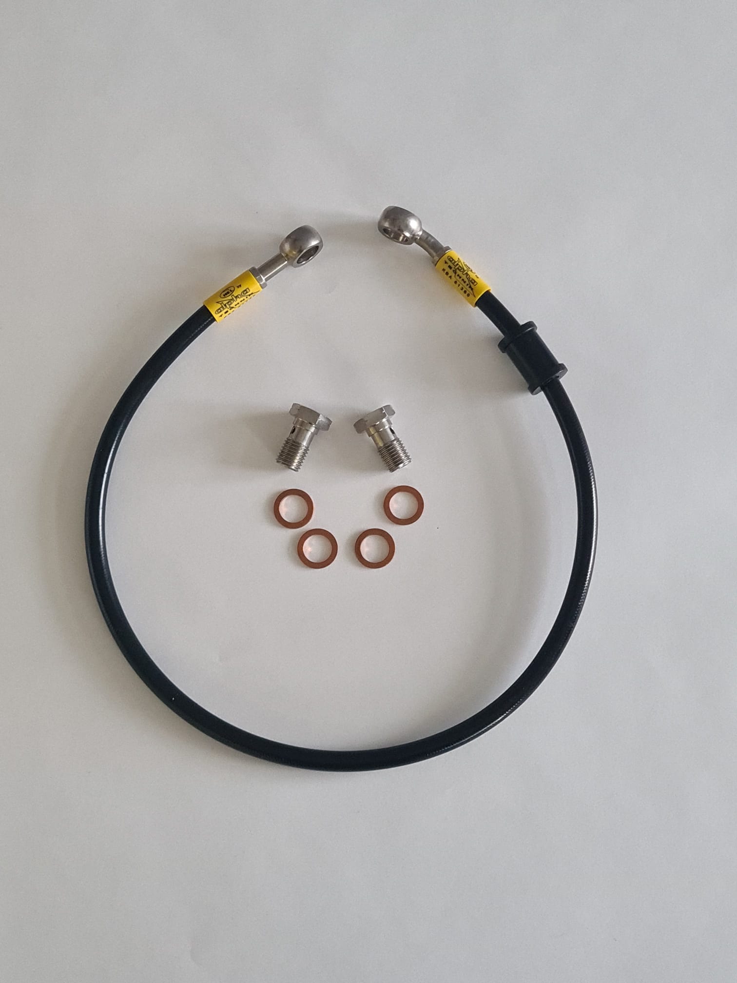 HEL Braided Break Line for Suzuki GSR600 , typ: WV