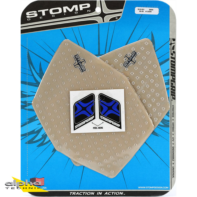 Stompgrip clear, Volcano, for BMW K1200R, 2004-2009, K1300R, 2008-2012