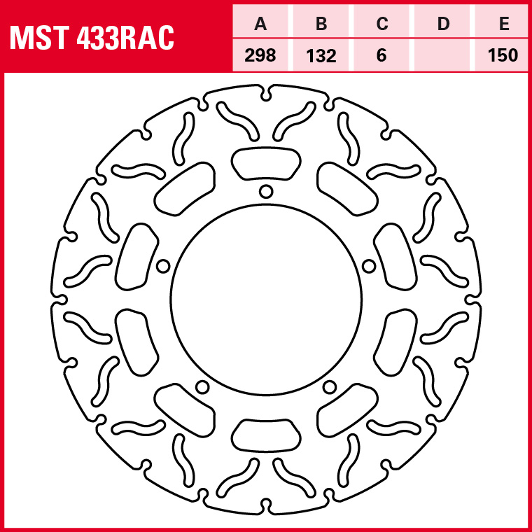 TRW brake disc Sport Fixed MST433RAC