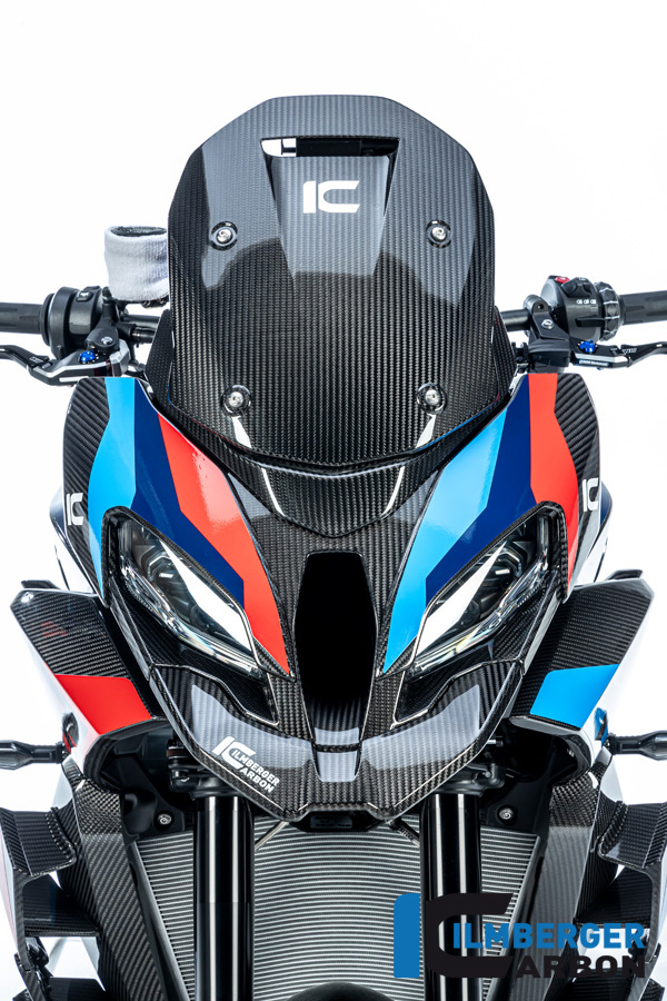 Ilmberger Carbon Upper Fairing Centre Section, Air Intake, Glossy, BMW S1000XR 2020- M1000XR 2024-