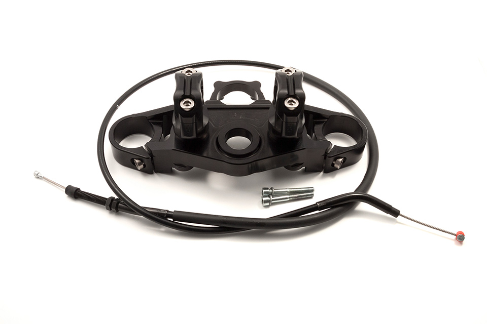 LSL Superbike Kit with Parts Certificate for Triumph Thruxton 1200, Type DE01/1/2, 2016-, black, (Type G)
