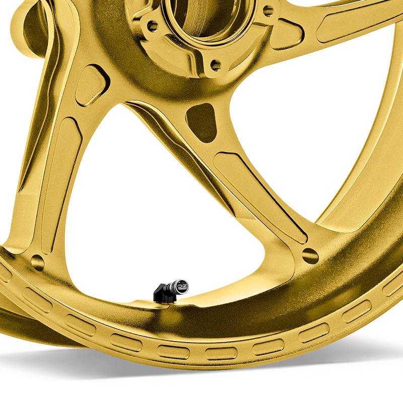 OZ Gass RS-A Aluminium Set in matt gold for Kawasaki ZX10R Ninja (only with standard rim - not for RR models with Marchesini rims), 2016-2024