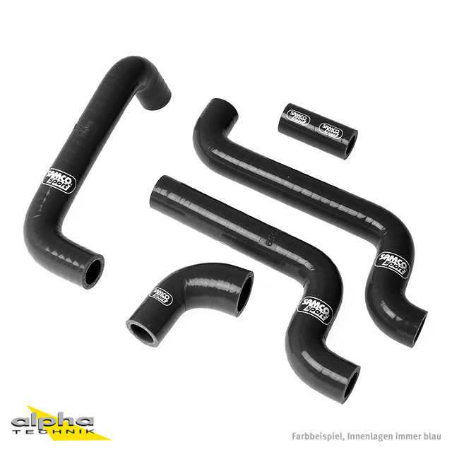 SAMCO SPORT Black Silicone Hose Kit for Aprilia RS125 Model Year 1999-2012
