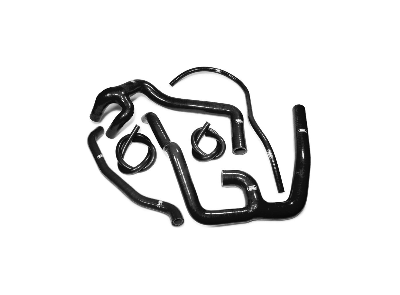 Samco Sport Silicone Hose Kit Black Aprilia RSV1000R Model Year 2004-2009