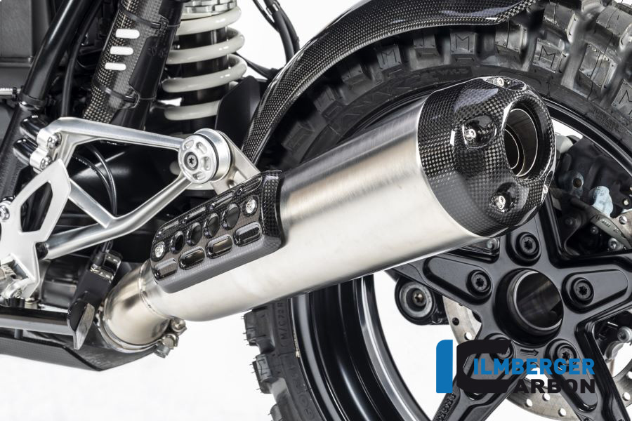 Ilmberger Carbon Exhaust Heat Shield, Glossy, BMW R nineT Urban GS 2016-