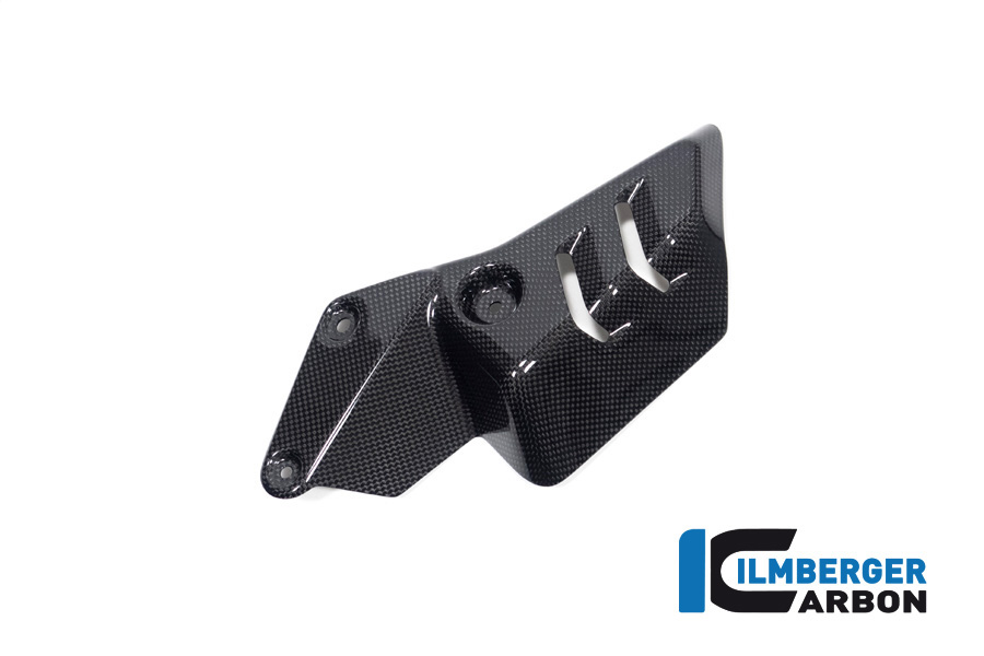 Ilmberger Carbon Exhaust Cover left side L/S for Ducati Diavel V4 from model year 2023-, gloss