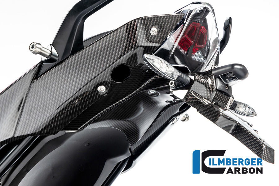 Ilmberger Carbon License Plate Holder (2-piece) Carbon for BMW R1250R R1250RS 2019-