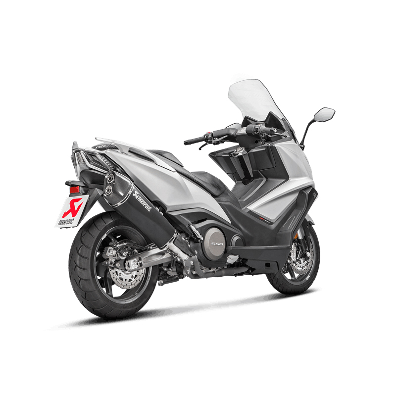 Akrapovic Slip-On Line (SS) Exhaust for Kymco AK 550 Model Year 2017-2020