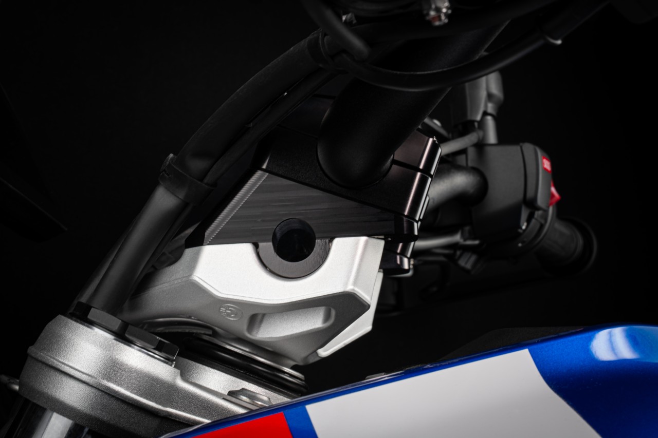 GILLES 1D.GT handlebar risers, black, for BMW R1300GS /Adventure 2023-