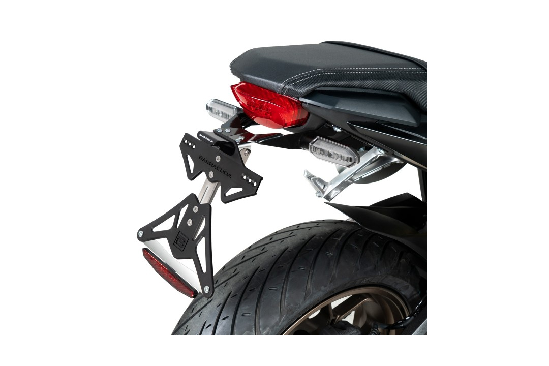 Barracuda Number Plate Holder for Honda CB650R CBR650R 2021- for use with original flasher light, turn signals