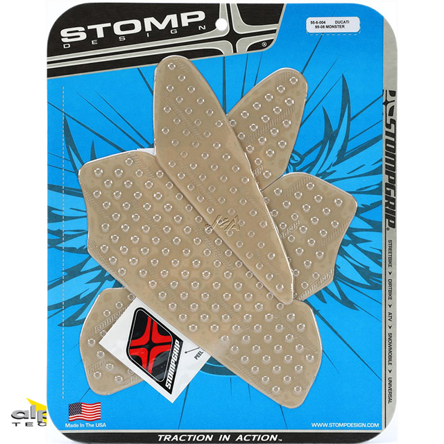 Stompgrip clear, Volcano, for various Ducati Monster models