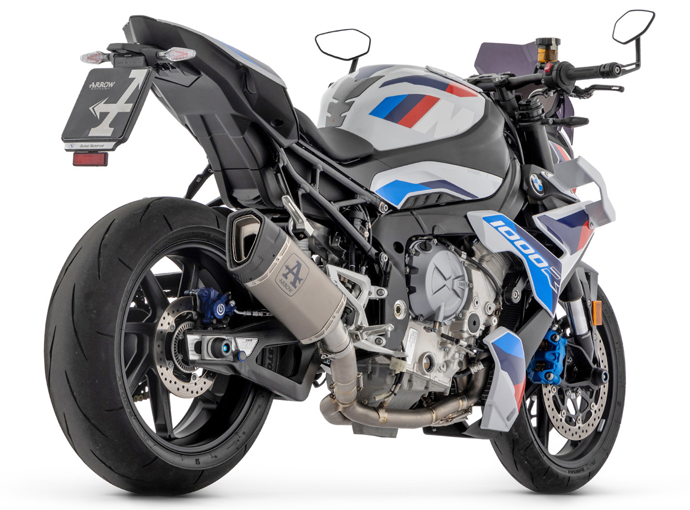 ARROW PISTA Titanium Slip-On for BMW S1000RR from 2019- / S1000R from 2021- / M1000RR from 2020- / M1000R from 2023-