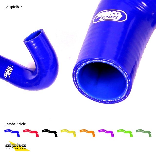 SAMCO SPORT Silicone Hose Kit, white, for Suzuki GSR600 GSR750 Model Year 2006-2017