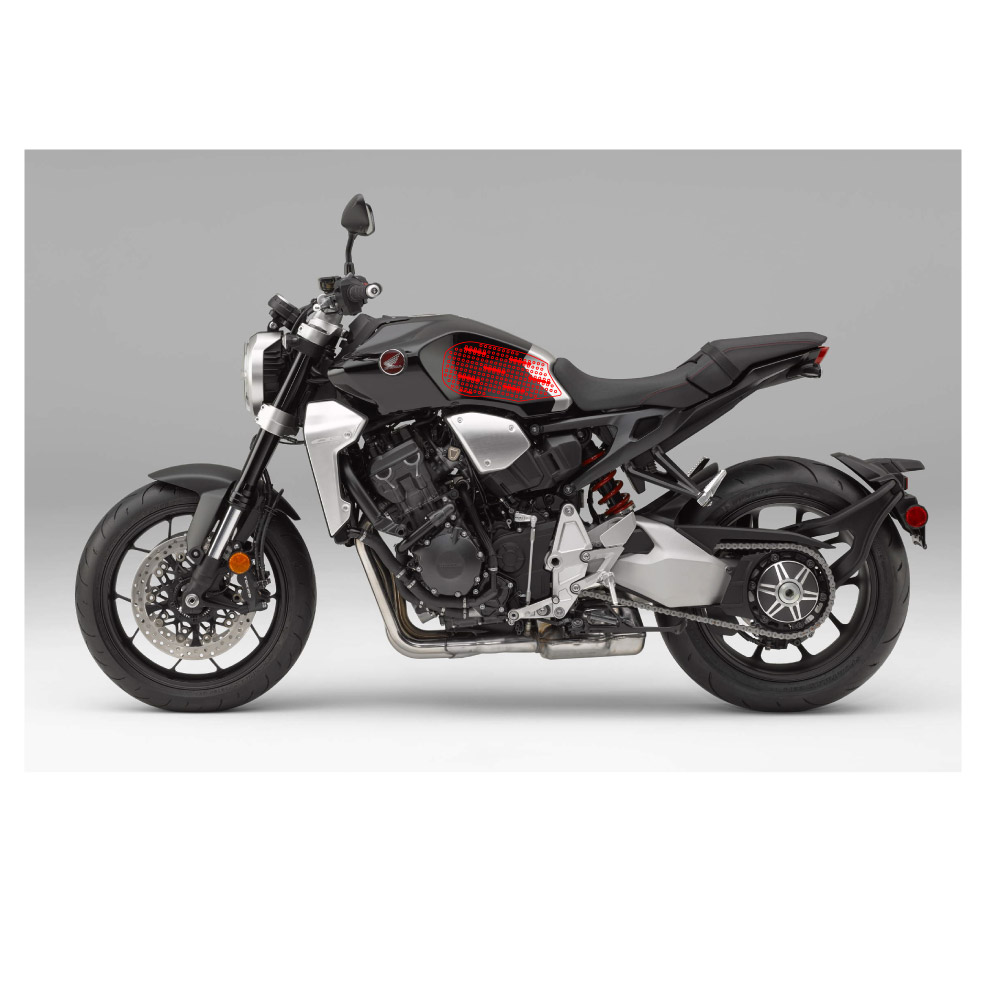 Stompgrip black, Volcano, for Honda CB1000R, 2018-2025