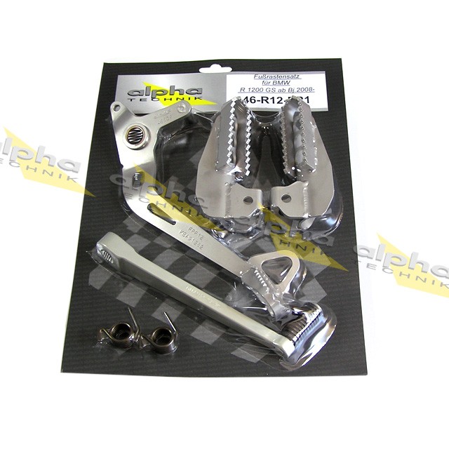 alpha Technik footrest kit BMW R1200GS R12 ´08-