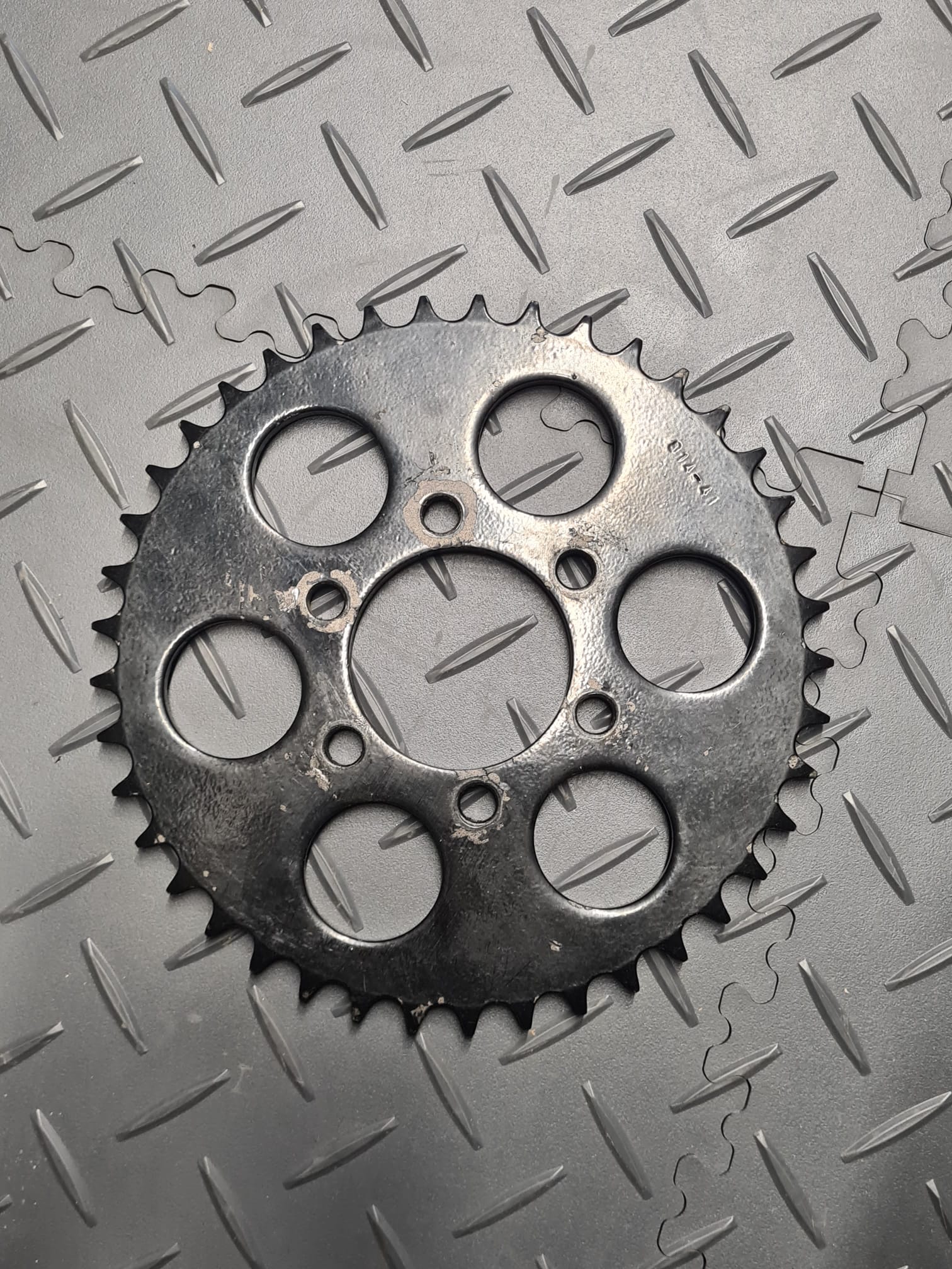 rear sprocket steel, 41 teeth, pitch 530