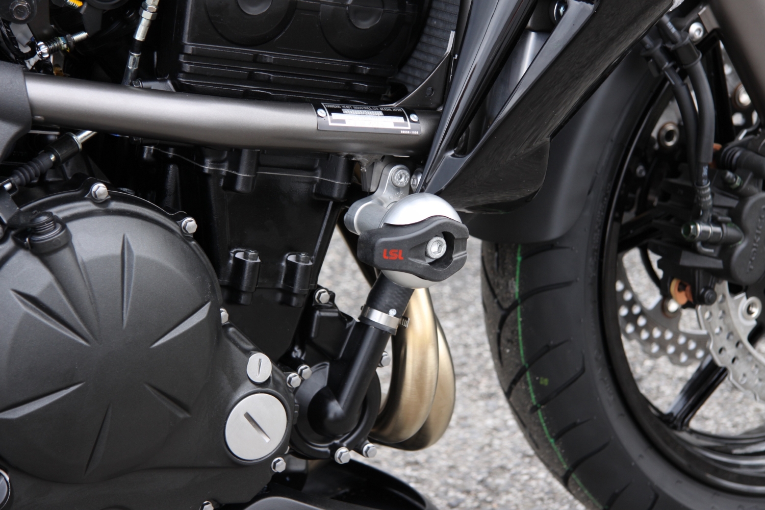 LSL Crash Pad Mounting Kit for Kawasaki ER-6n, 2009-2011