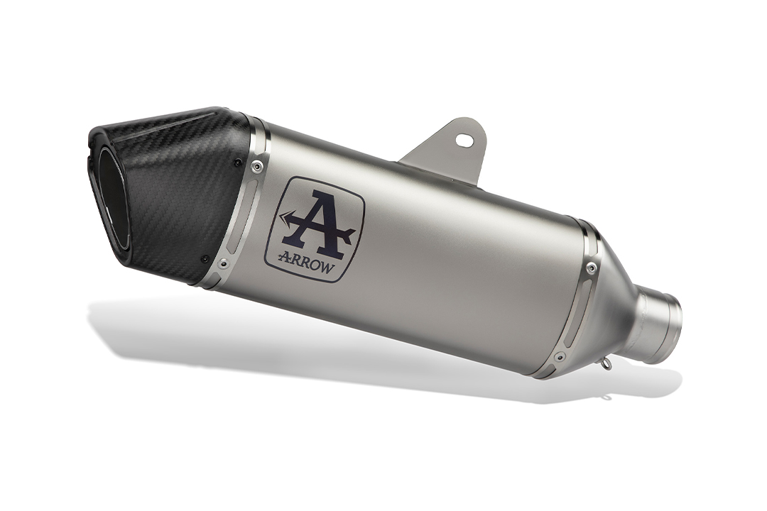 ARROW Full System with VELOCE Titanium Silencer with Carbon End Cap for Kawasaki Ninja 650, Z650 Model Year 2024-