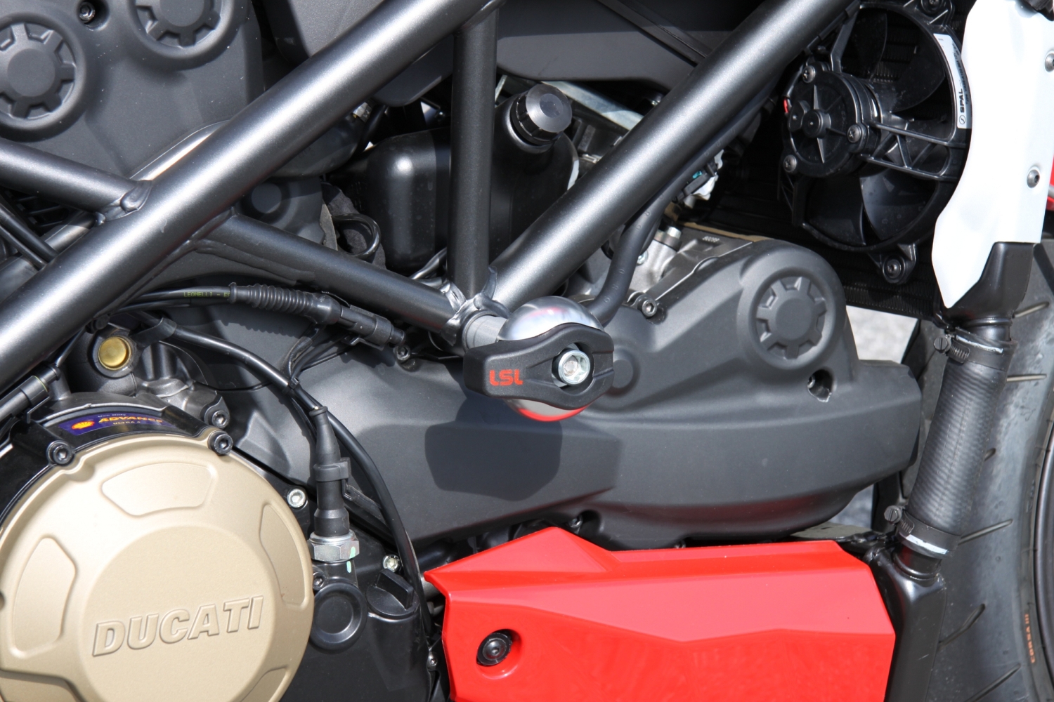 LSL Crash Pad Mounting Kit, for Ducati Streetfighter/Multistrada 1200