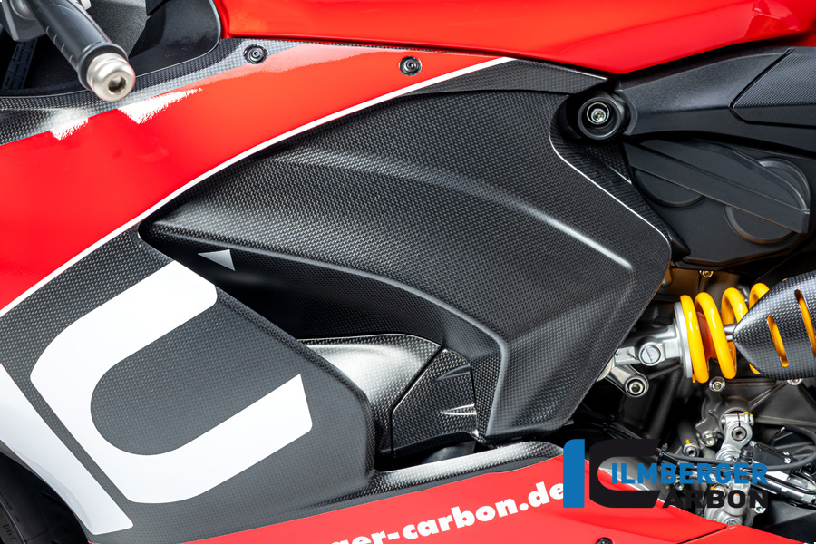 Ilmberger Carbon Cover under the frame left side L/S, matt, Ducati Panigale V2 2020-
