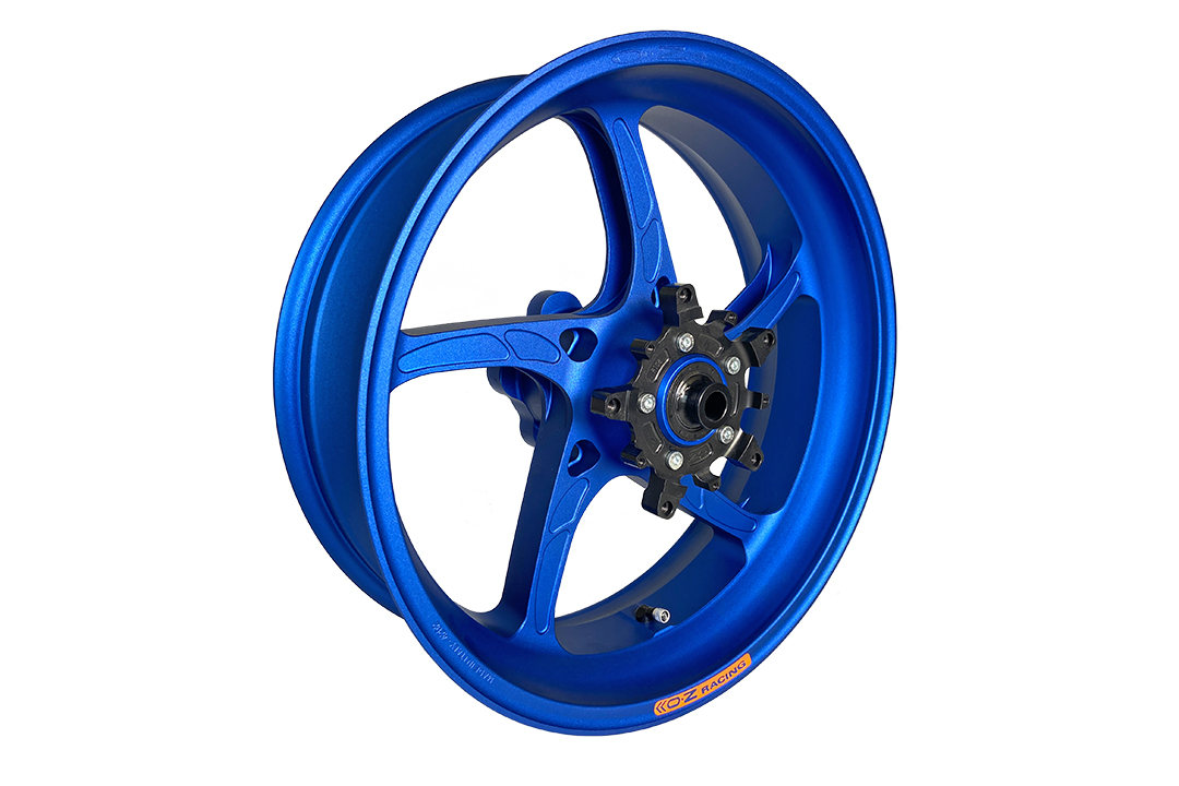 OZ Piega 17" Aluminium Forged Wheel Conversion Kit for Yamaha Tenere 700 from 2019 onwards, Matt Blue