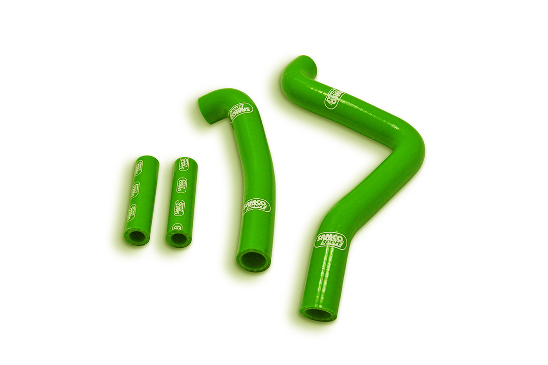 Green Silicone Hose Kit Kawasaki KX125 Model Year 1999-2002