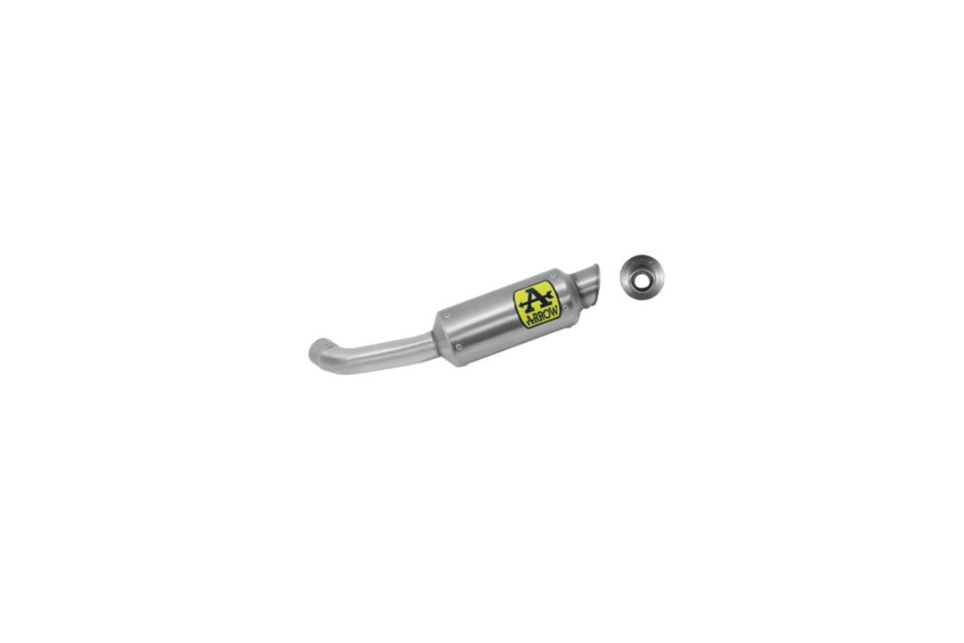 ARROW GP2 Slip-On Exhaust for Husqvarna Svartpilen 125 2021-, Titanium