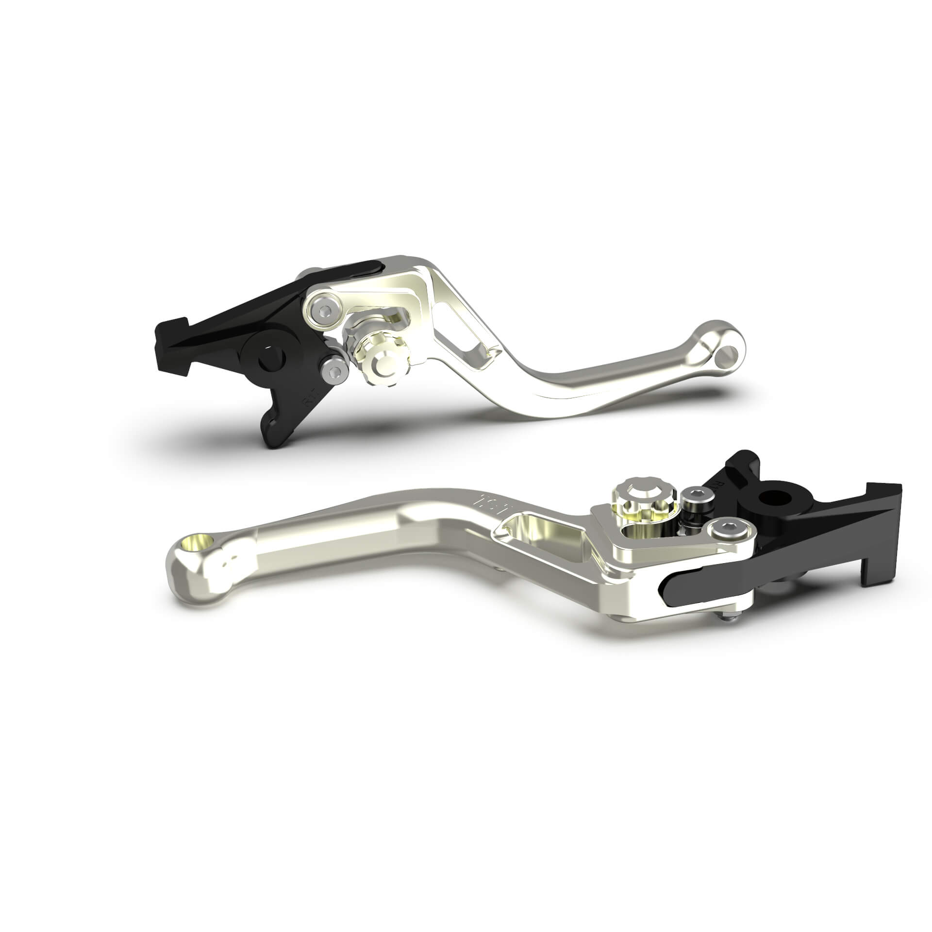 LSL clutch lever BOW L56R, short, silver/silver