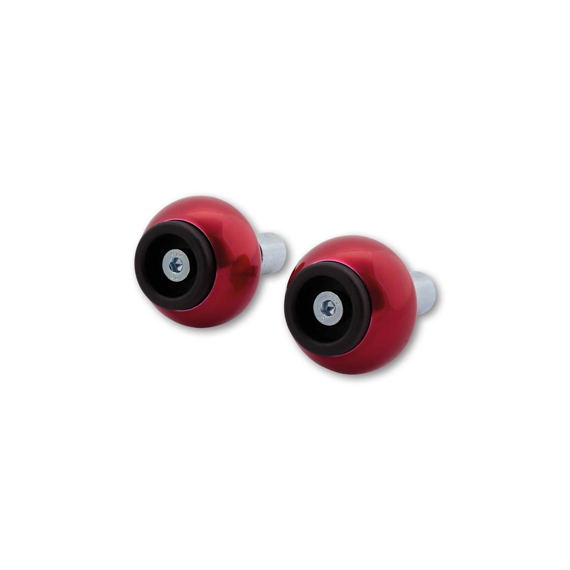 LSL bar end weight Crash Ball Classic, for handlebars with 14 mm inner diameter (aluminium handlebars), red