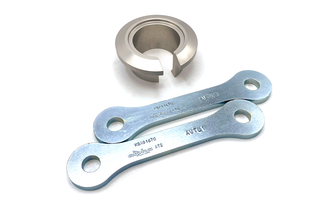 alpha Technik Lowering Kit 40mm for Triumph Tiger Explorer; Type V13VG; Model Year 2014-