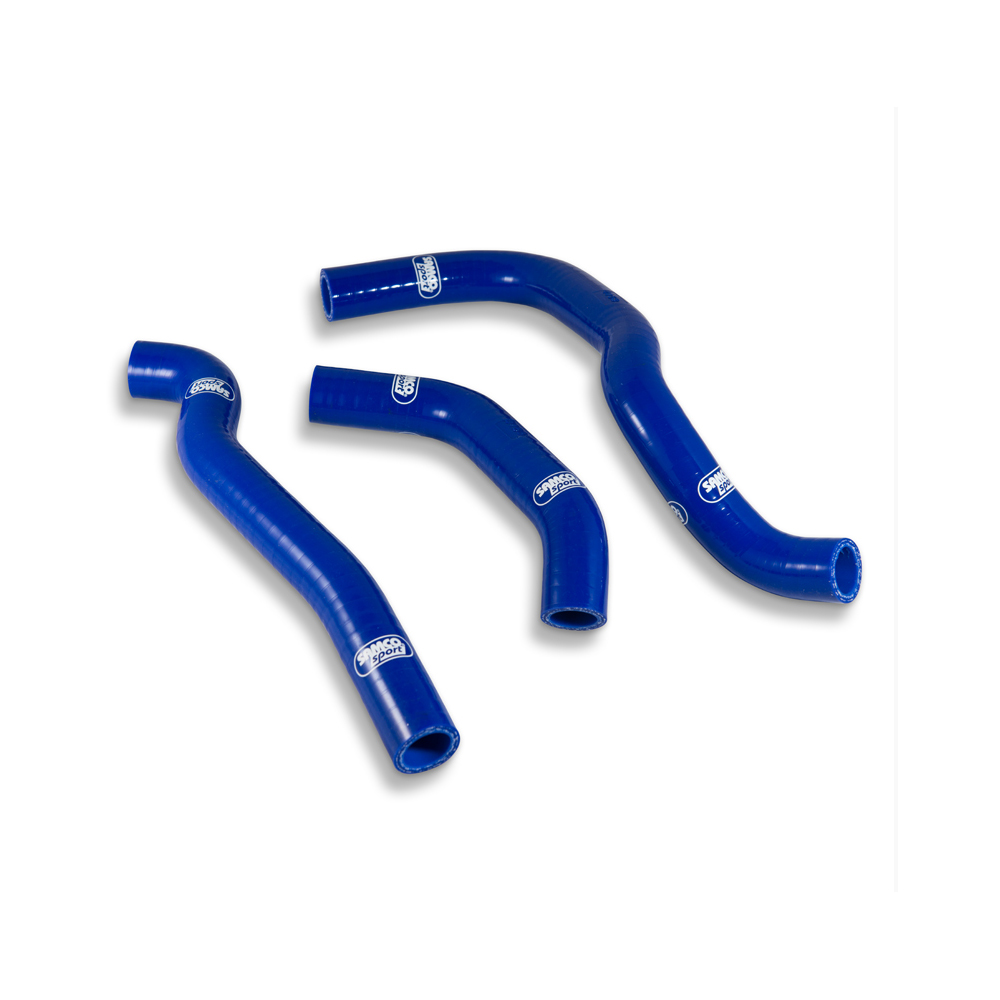 SAMCO SPORT Silicone Hose Kit, radiator hoses only, without overflow, blue for Kawasaki KLR650 Tengai Model Year 1987-2005