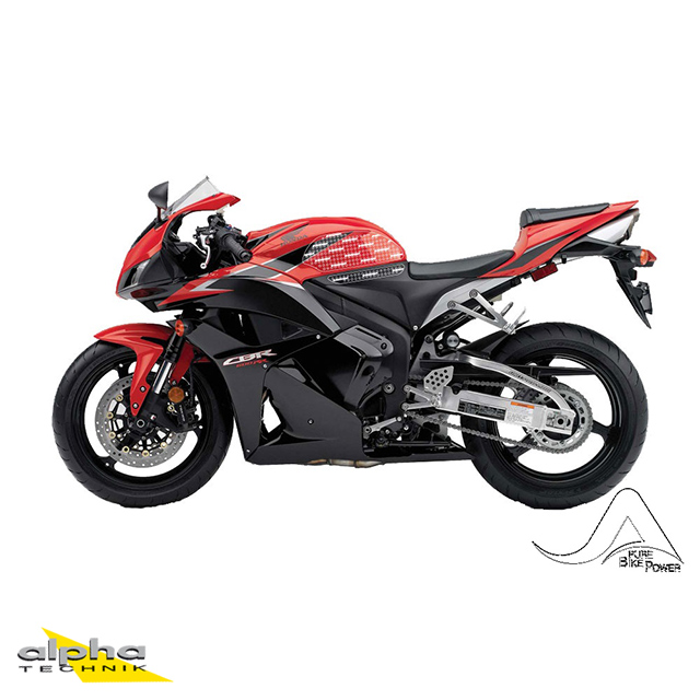 Stompgrip black, Volcano, for Honda CBR600RR, 2007-2012