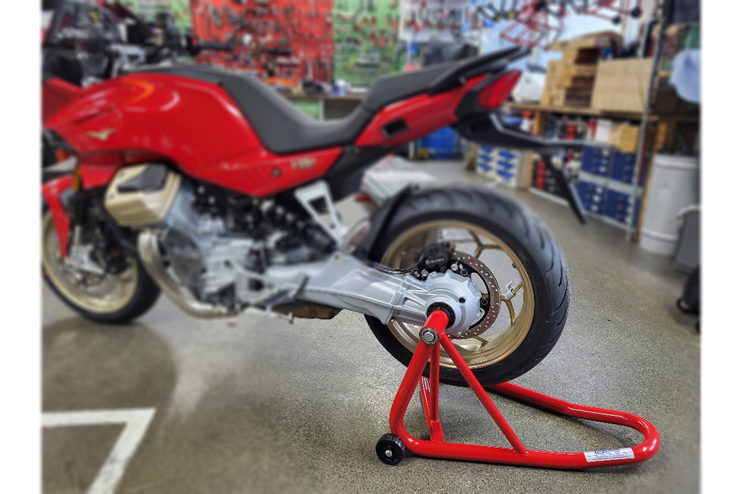 rear Paddock Stand for BMW K Models and Moto Guzzi V100 Mandello