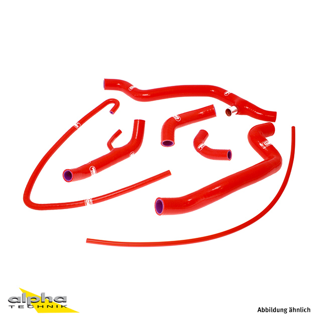 SAMCO SPORT Silicone Hose Kit Race Thermo Bypass Kit red for Ducati 848 Model Year 2008-2014