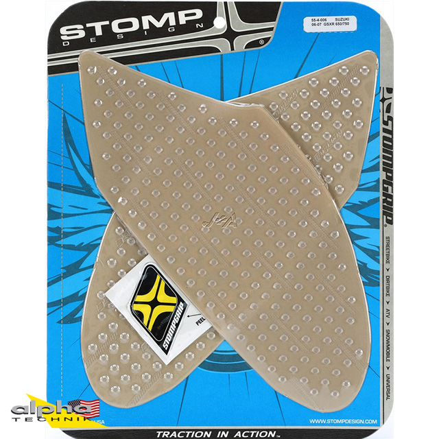Stompgrip clear, Volcano, for Suzuki GSX-R600, 750, 2006-2007