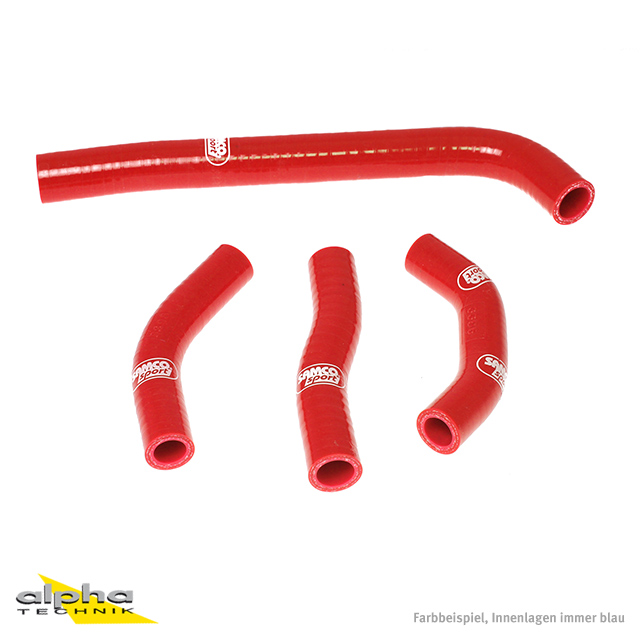 SAMCO SPORT Silicone Hose Kit Red for Honda CRF250R Model Year 2010-2013