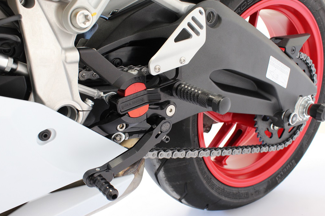 GILLES VCR footrestenanlage for Ducati 959 Panigale, HA