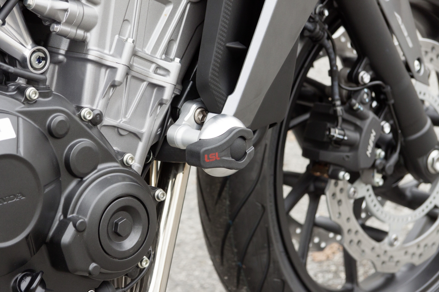 LSL Crash Pad Mounting Kit for Honda CB650F, 2014 -, with Adapter Plates