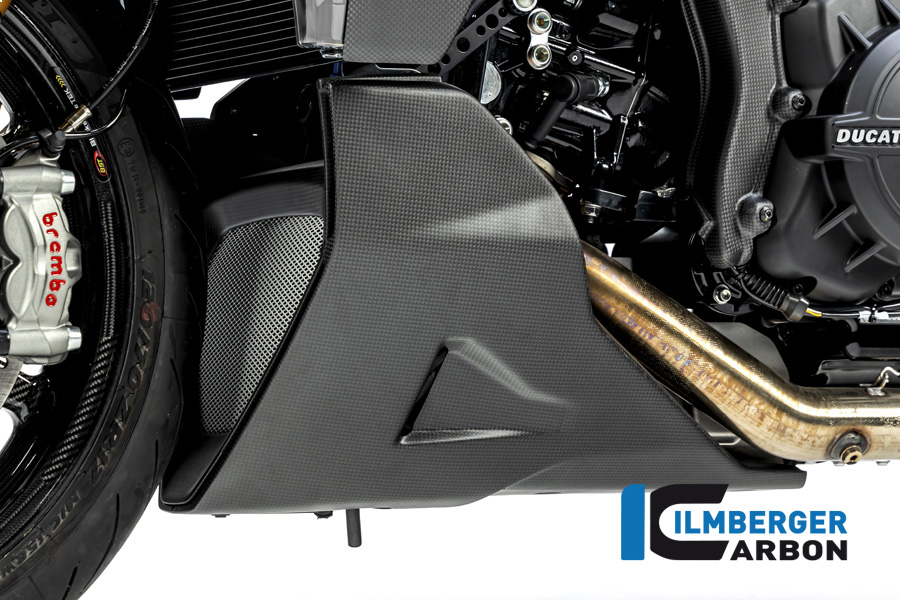 Ilmberger Carbon Engine Spoiler left side L/S, matt, Ducati Diavel 1260, 2019-