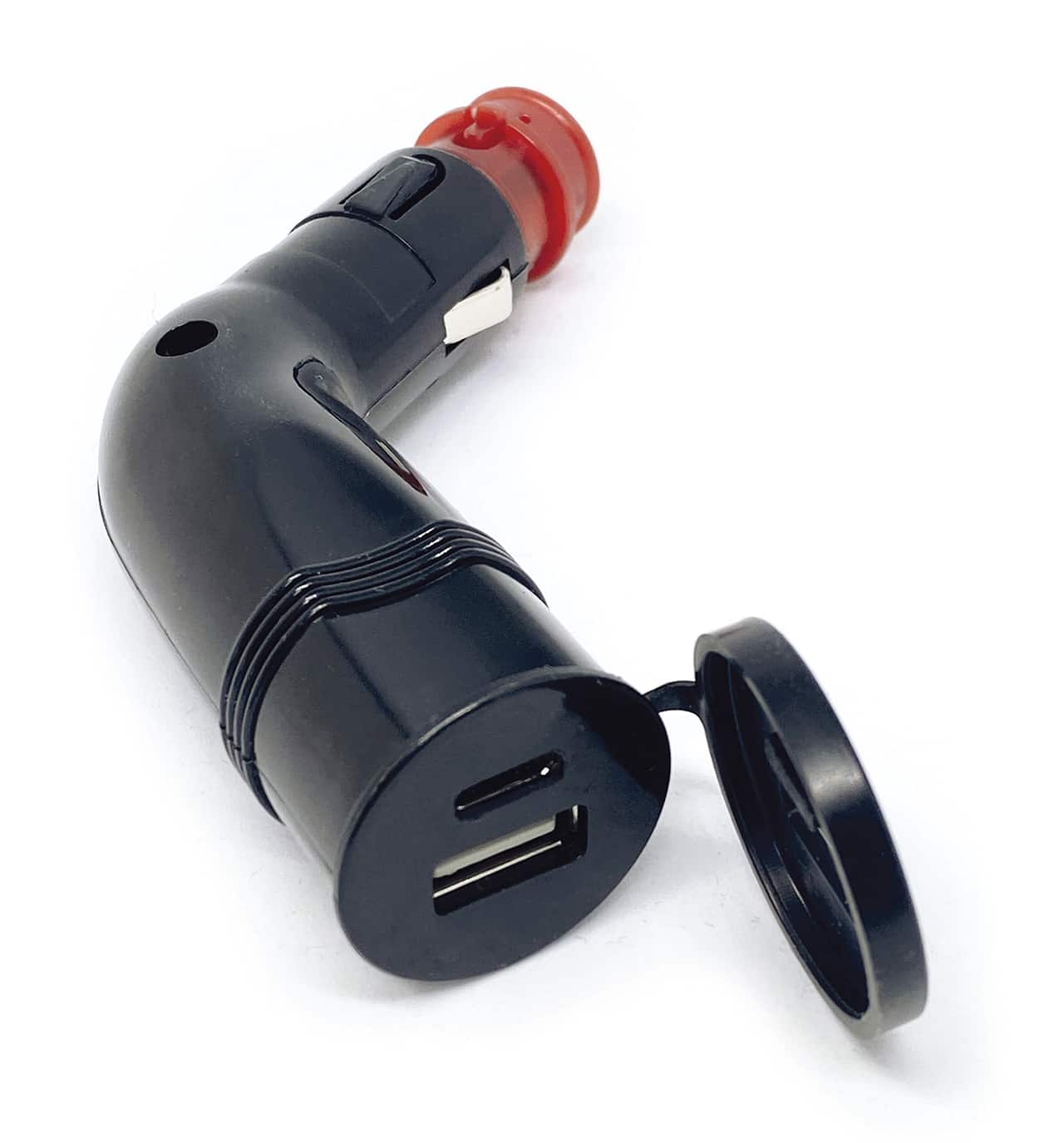 BAAS USB10 angle Charger for DIN/Cigarette Sockets
