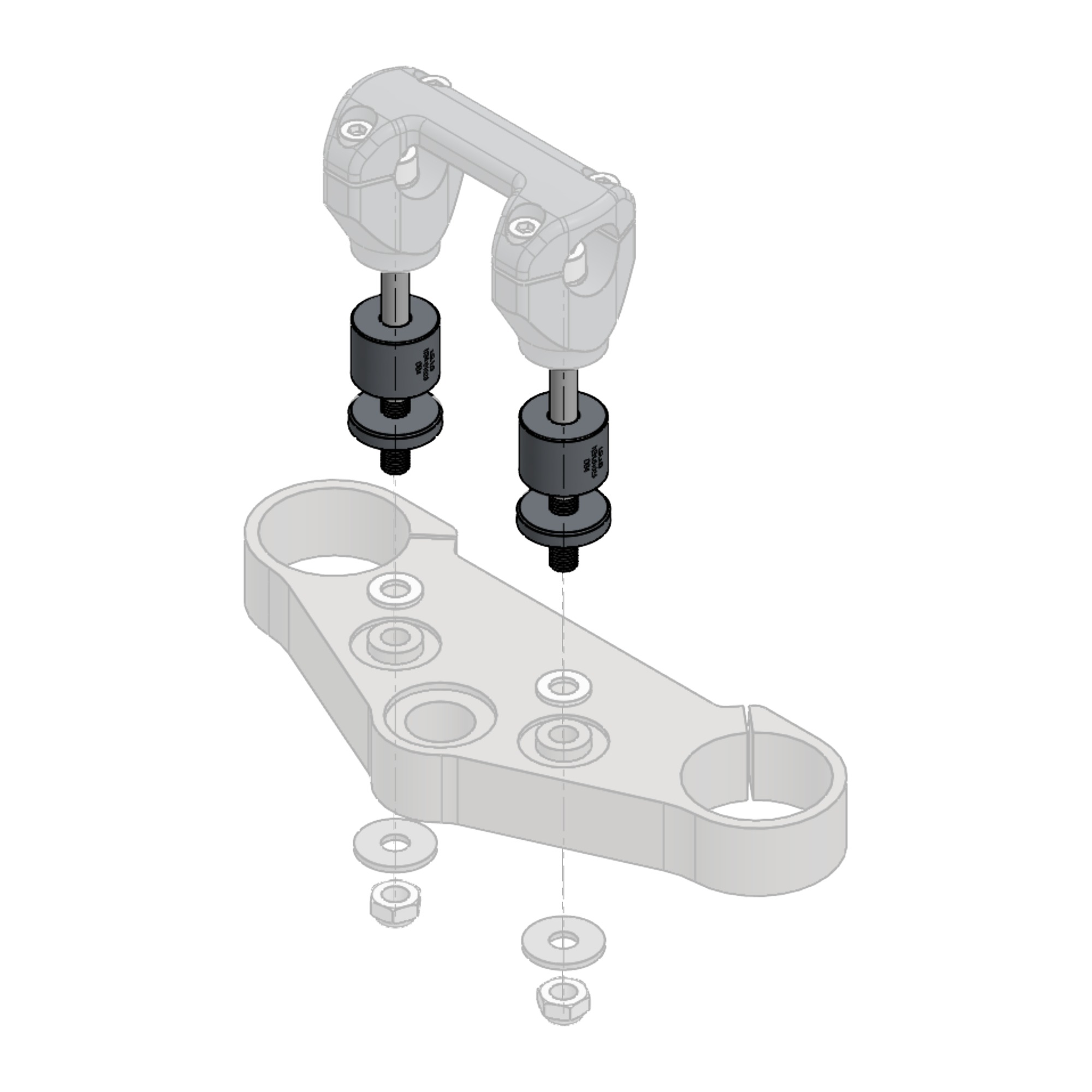 LSL Handlebar Riser, Ducati Hypermotard 950, 19-