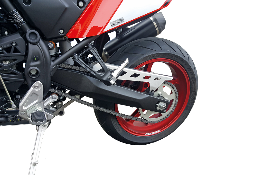 OZ Piega Conversion Kit 17" Aluminium Forged Wheels for Yamaha Tenere 700 from 2019 onwards matt red