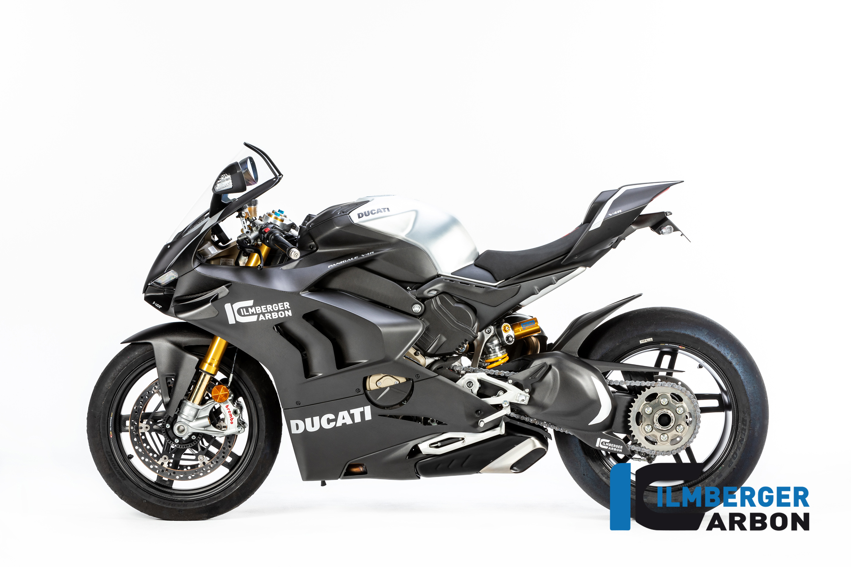 Ilmberger Carbon Fairing Side Panel right side R/S Gloss Panigale V4 R
