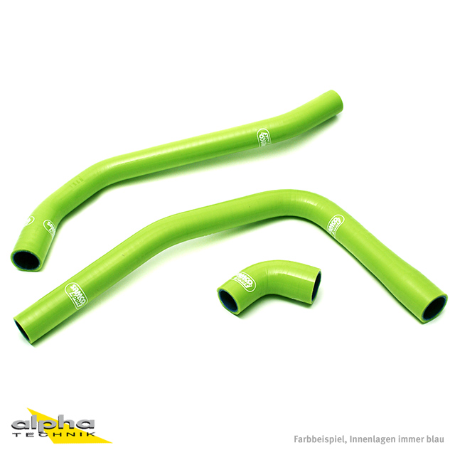 SAMCO SPORT Silicone Hose Kit green for Kawasaki ZXR400 Model Year 1990-2002